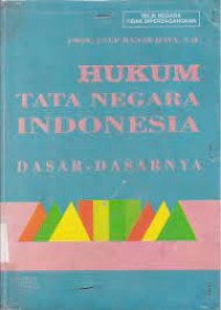 Image of Hukum Tata Negara Indonesia