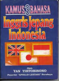 Image of Kamus 3 Bahasa Inggris, Jepang, Indonesia