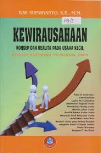 Image of Kewirausahaan Konsep dan Realita Pada Usaha Kecil