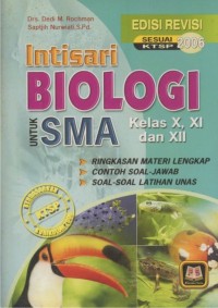 Image of Intisari Biologi Untuk SMA